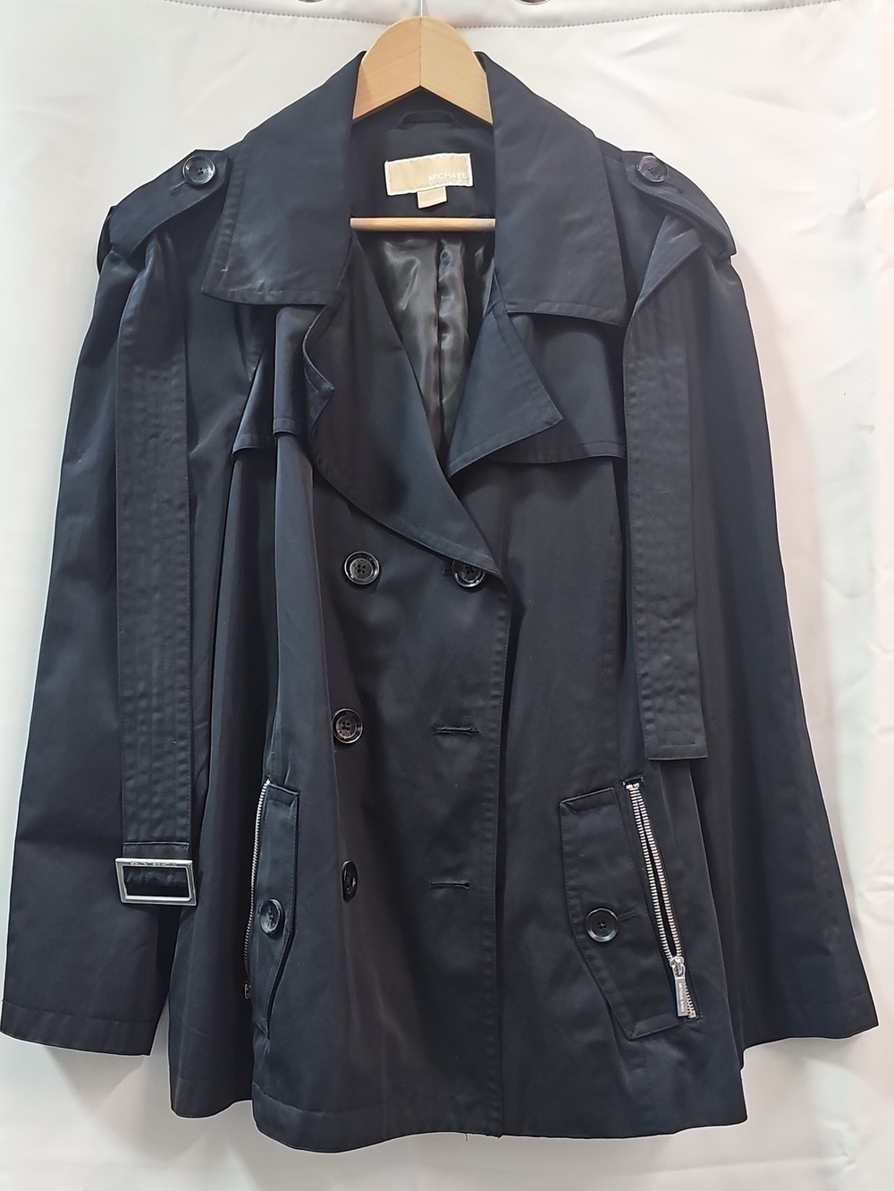 MICHAEL KORS SHORT DBL BREASTED TRENCH JACKET BFPM-09-164